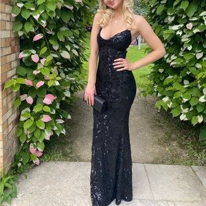 Black Sequin Prom Dress from Windsor